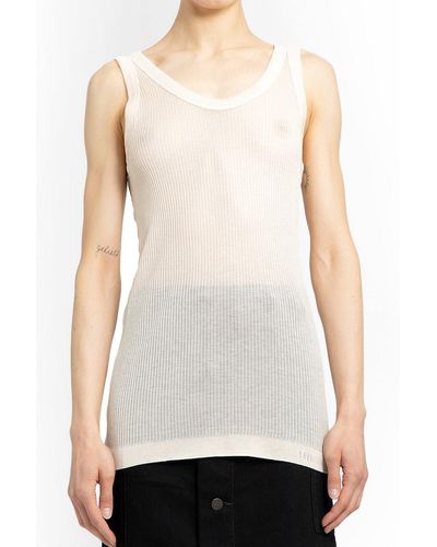 Lemaire Tank Tops - White