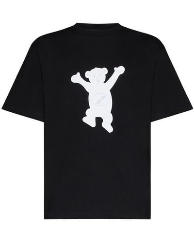 we11done Teddy Cotton T-shirt - Black