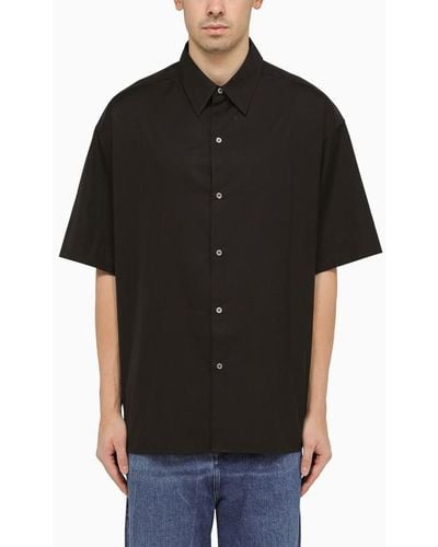 Studio Nicholson Navy Oversize Short-sleeves T-shirt - Black