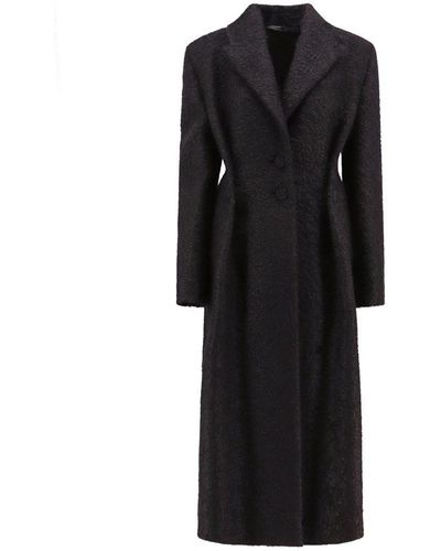 Givenchy Single-Breasted Coats - Black