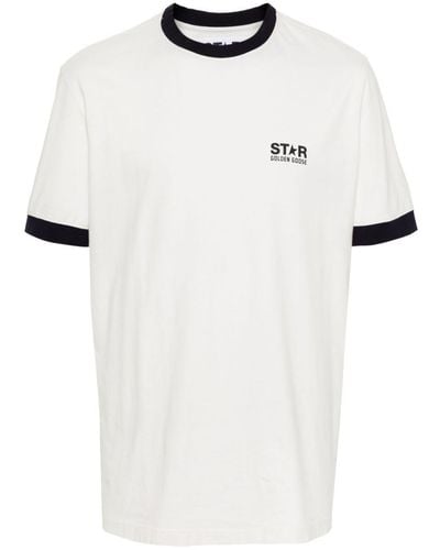 Golden Goose T-Shirt With Logo - White