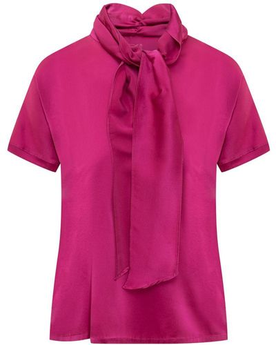 Jucca Blouse With Bow - Pink