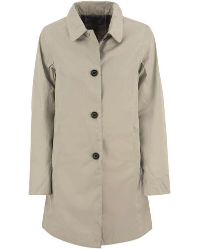 Barbour Babbity - Waterproof And Reversible Jacket - Natural