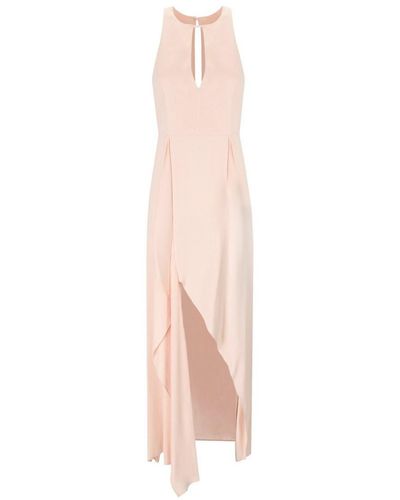 Twin Set Asymmetric Long Dress - Pink