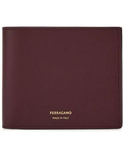 Ferragamo Bi-fold Wallet Accessories - Purple