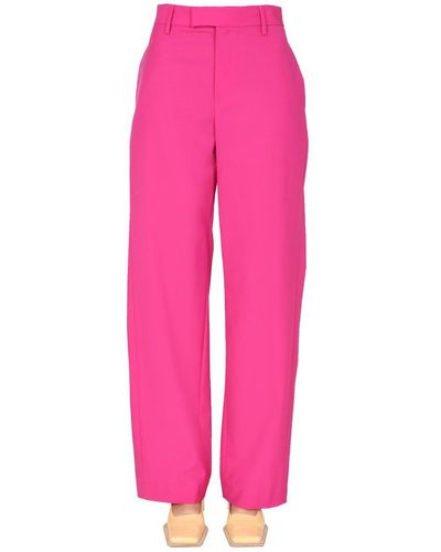 Ambush High-waisted Tailored Trousers - Pink
