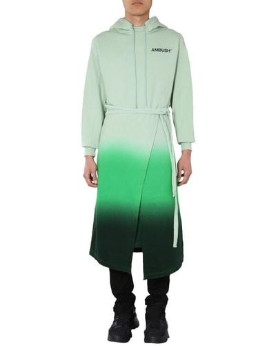 Ambush Hooded Dress - Green