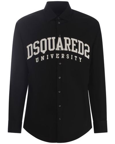 DSquared² Shirt "university" - Black