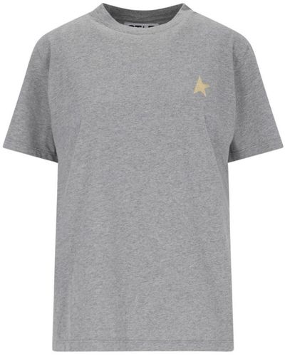 Golden Goose T-shirt 'star' - Gray