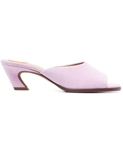 Chloé Oli Leather Sandals - Pink