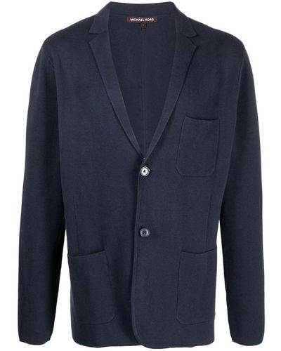 Michael Kors Single-breasted Jacket - Blue