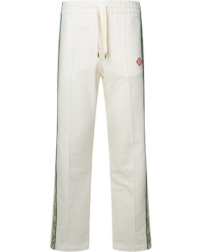 Casablancabrand White Cotton Trousers