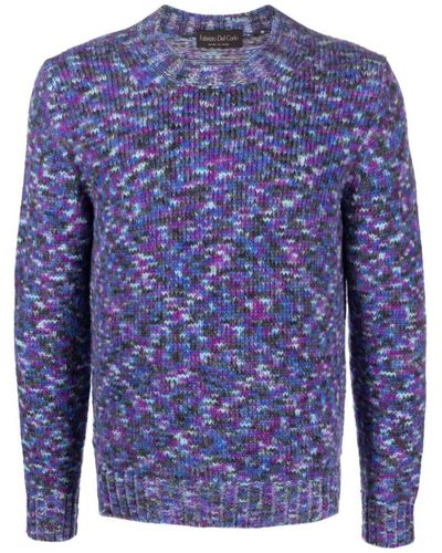 Fabrizio Del Carlo Round Neck Sweater Clothing - Blue