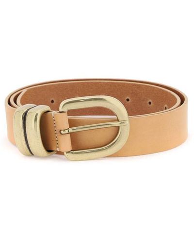 By Malene Birger Zoira Leather Belt - Natural