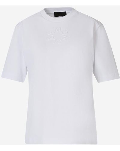 Moncler Monogram Cotton T-shirt - White