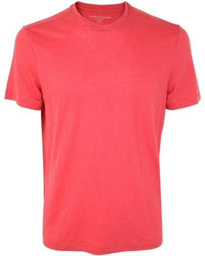 Majestic Filatures Short Sleeves Crew Neck T-shirt Clothing - Pink