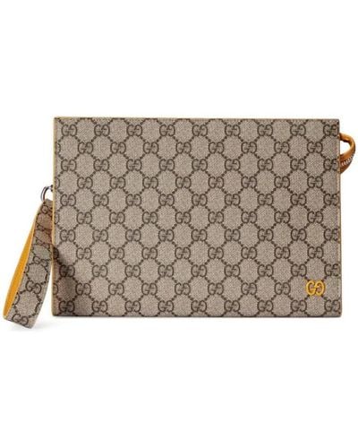 Gucci Pouch Bags - Gray