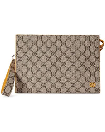 Gucci Pouch GG Bags - Gray