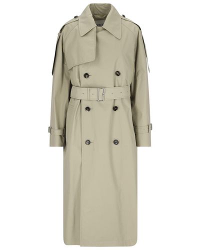 Burberry Long Trench Coat "castleford" - Natural