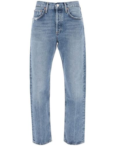 Agolde Parker Cropped Jeans - Blue