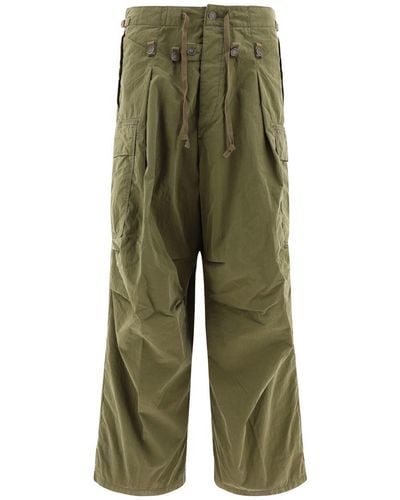 Kapital "Ripstop Jumbo" Cargo Trousers - Green