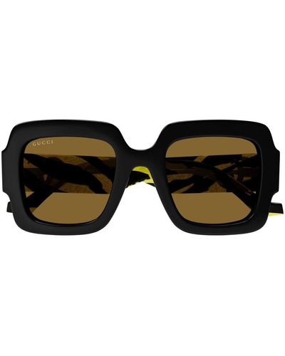 Gucci Gg1547S Linea Gg Logo Sunglasses - Black