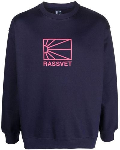 Rassvet (PACCBET) Logo Sweatshirt Clothing - Blue