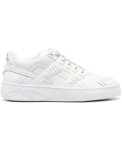 HIDE & JACK Low Top Trainer Shoes - White