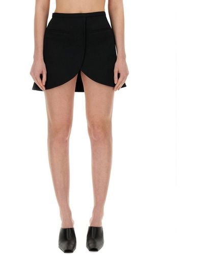 Courreges "Ellipse" Mini Skirt - Black