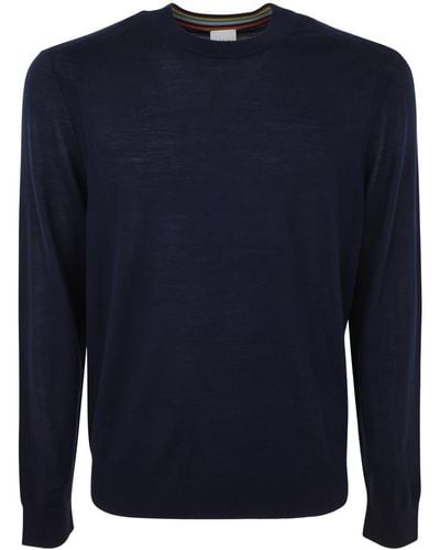 Paul Smith Fine-knit Sweatshirt - Blue