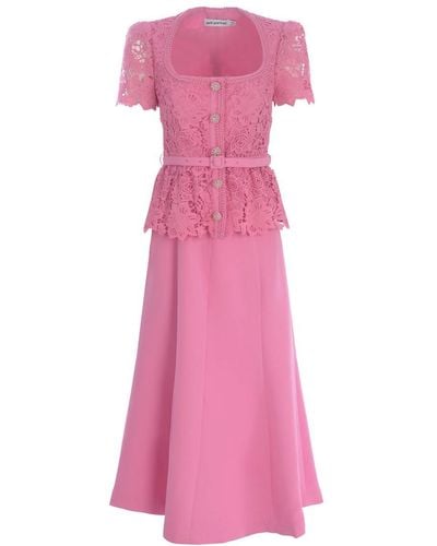 Self-Portrait Dress "Jewel" - Pink
