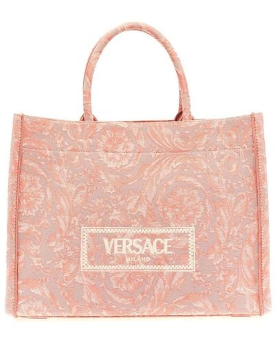 Versace Athena Barocco Tote Bag - Pink