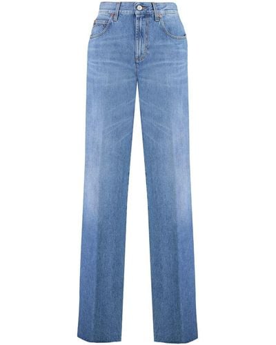 Gucci Wide-leg Jeans - Blue