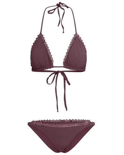 Sucrette Bikinis Swimwear - Purple