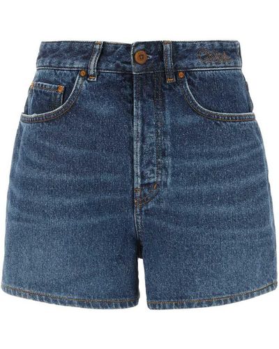 Chloé Denim Shorts - Blue