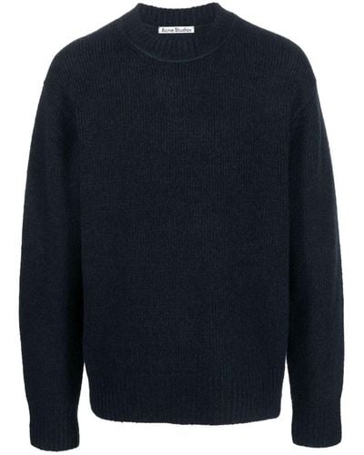 Acne Studios Crew-neck Wool Sweater - Blue