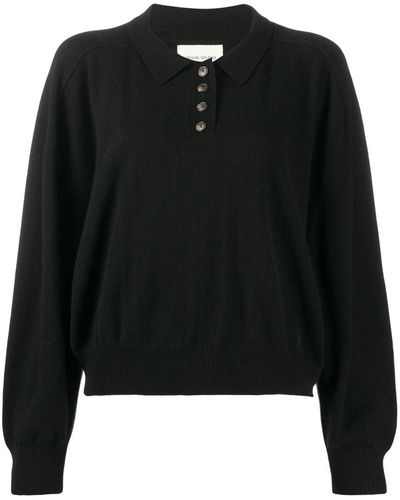 Loulou Studio Relaxed Cashmere Shirt - Black