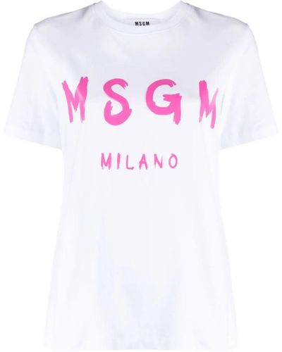 MSGM T-shirt Clothing - Pink