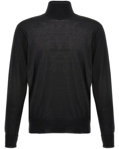 PT Torino Merino Turtleneck Sweater Sweater, Cardigans - Black