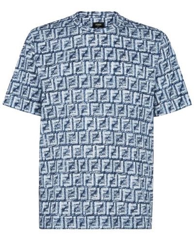 Fendi T-Shirts - Blue
