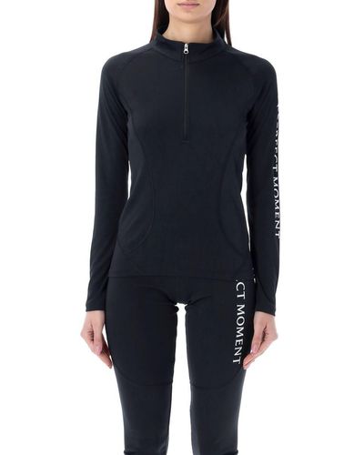 Perfect Moment Thermal Half Zip Top - Blue