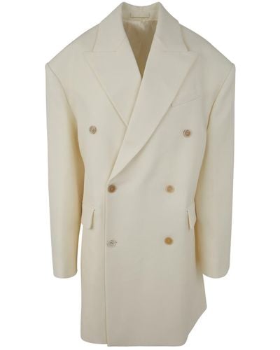Wardrobe NYC Double Breasted Oversized Coat Clothing - White