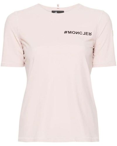 3 MONCLER GRENOBLE T-Shirts And Polos - Pink