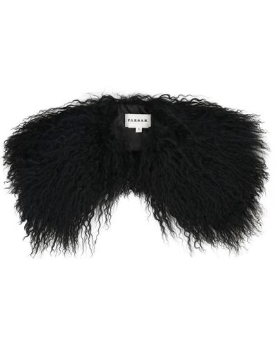 P.A.R.O.S.H. Fur Collar - Black