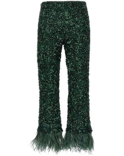 Le twins 'savy' Trousers - Green