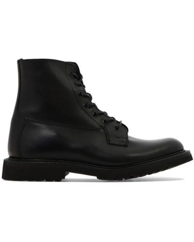 Tricker's "burford" Combat Boots - Black