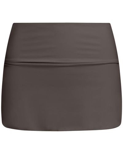 Sucrette Mini Skirts - Gray