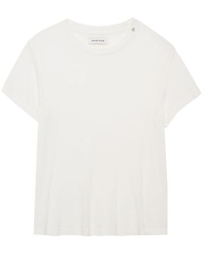 Anine Bing Amani Round-neck T-shirt - White