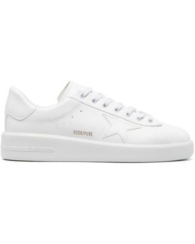 Golden Goose Purestar Faux-leather Sneakers - White