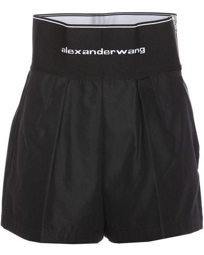 Alexander Wang Safari" Shorts With Logo - Black